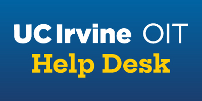 UC Irvine OIT Help Desk